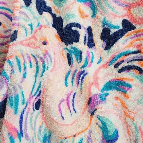 Lilly Pulitzer Head in the Sand Terry Cloth Shorts Pelican Pink S Resort - Picture 8 of 9